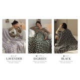 ブランケット ブロックチェック柄 ひざ掛け |  TOKOHANA | 詳細画像19 