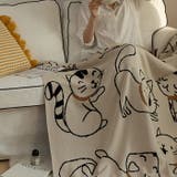 ブランケット ネコ柄 コットン |  TOKOHANA | 詳細画像5 