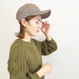 チェック柄ベーシックデザインキャップ レディース 帽子 |  TOKOHANA | 詳細画像2 