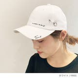 リングピン付き刺繍ロゴデザインキャップ レディース 帽子 |  TOKOHANA | 詳細画像7 