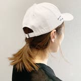 リングピン付き刺繍ロゴデザインキャップ レディース 帽子 |  TOKOHANA | 詳細画像10 