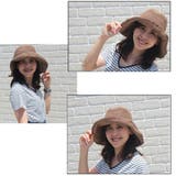 ペーパー細編みボタン付サマーハット帽 レディース 帽子 |  TOKOHANA | 詳細画像13 