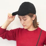 Black | コーデュロイシンプルキャップ レディース 帽子 |  TOKOHANA