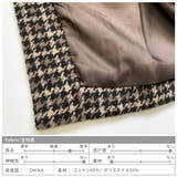 オーバーサイズチェック柄テーラードジャケット レディース アウター | TOKOHANA | 詳細画像14