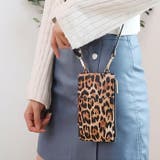 ヒョウ柄 | スマホショルダーストラップ バッグ ケース |  TOKOHANA