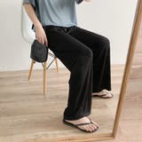 とろみ生地ルーズパンツ レディース 春夏 | TOKOHANA | 詳細画像3