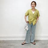 サイドスリット入りデニム オールシーズン ボトムス |  TOKOHANA | 詳細画像11 