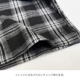 チェック柄フロントタックワイドパンツ レディース パンツ | TOKOHANA | 詳細画像16