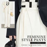 パンツ レディース センタープレス | TOKOHANA | 詳細画像1