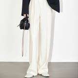 オフホワイト | パンツ レディース センタープレス | TOKOHANA