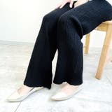 ロングパンツ 暖かいリブニット ストレート | TOKOHANA | 詳細画像16