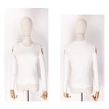 肩魅せ半袖サマーニットソー 春春服オフィス韓国ファッション夏服長袖 トップス | TOKOHANA | 詳細画像20