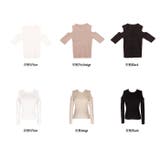 肩魅せ半袖サマーニットソー 春春服オフィス韓国ファッション夏服長袖 トップス | TOKOHANA | 詳細画像28