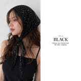 スパンコール メッシュバブーシュカ スカーフ | TOKOHANA | 詳細画像12