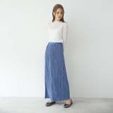 ロングスカート夏服韓国ファション アコーディオンプリーツ ナロースカート | TOKOHANA | 詳細画像14