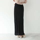 ブラック | ロングスカート夏服韓国ファション アコーディオンプリーツ ナロースカート | TOKOHANA