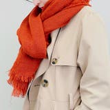 オレンジ | ストール 無地 大判 |  TOKOHANA