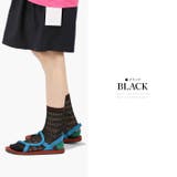 ブラック | 靴下レディース クルーソックス おしゃれ | TOKOHANA