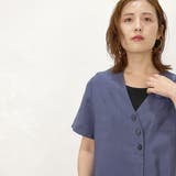 ラウンド襟デザイン半袖無地Tシャツ 春夏 トップス | TOKOHANA | 詳細画像7