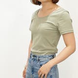 ラウンド襟デザイン半袖無地Tシャツ 春夏 トップス | TOKOHANA | 詳細画像30