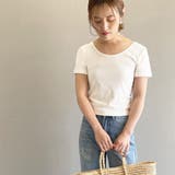 ラウンド襟デザイン半袖無地Tシャツ 春夏 トップス | TOKOHANA | 詳細画像17