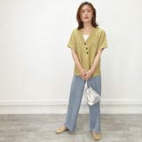 斜め掛けボタンデザインシャツ 春夏 トップス | TOKOHANA | 詳細画像5