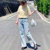 細ボーダー柄薄手サマーニットソー 夏 トップス |  TOKOHANA | 詳細画像13 