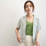 小花柄Vネック薄手シャツ 夏 シャツ | TOKOHANA | 詳細画像14