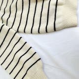 ヘンリーネックボタン付きボーダー柄セーター ニット セーター | TOKOHANA | 詳細画像18