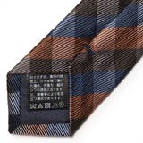 ブラウン系 チェック柄 絹100％ ベーシックネクタイ | TOKYO SHIRTS | 詳細画像4 