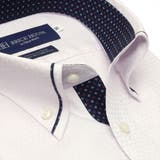 ワイシャツ 半袖 形態安定 マイター ボタンダウン 綿100% ピンク×織柄 | TOKYO SHIRTS | 詳細画像2 