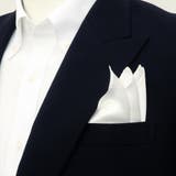 ポケットチーフ / ビジネス / フォーマル / 絹100% 白系 無地柄 | TOKYO SHIRTS | 詳細画像3 