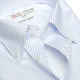 【国産しゃれシャツ】 ボタンダウン 長袖 形態安定 ワイシャツ 綿100% | TOKYO SHIRTS | 詳細画像7 