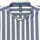 半袖 形態安定 和紙混 スタンドカラー オフィスカジュアルシャツ | TOKYO SHIRTS | 詳細画像3 