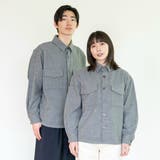 ウールカシミヤナイロン リラックスCPOシャツ＜ミディアムグレー＞ | TOKYO SHIRTS | 詳細画像10 
