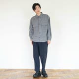 ウールカシミヤナイロン リラックスCPOシャツ＜ミディアムグレー＞ | TOKYO SHIRTS | 詳細画像4 