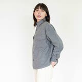 ウールカシミヤナイロン リラックスCPOシャツ＜ミディアムグレー＞ | TOKYO SHIRTS | 詳細画像9 