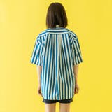リラックスバックプリーツシャツ半袖＜ブルーレガッタストライプ＞ | TOKYO SHIRTS | 詳細画像11 