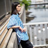 リラックスバックプリーツシャツ半袖＜ブルーレガッタストライプ＞ | TOKYO SHIRTS | 詳細画像13 