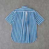 リラックスバックプリーツシャツ半袖＜ブルーレガッタストライプ＞ | TOKYO SHIRTS | 詳細画像14 