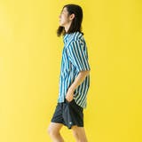 リラックスバックプリーツシャツ半袖＜ブルーレガッタストライプ＞ | TOKYO SHIRTS | 詳細画像5 