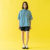 リラックスバックプリーツシャツ半袖＜ブルーレガッタストライプ＞ | TOKYO SHIRTS | 詳細画像8 