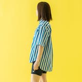 リラックスバックプリーツシャツ半袖＜ブルーレガッタストライプ＞ | TOKYO SHIRTS | 詳細画像9 
