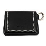 ブラックホワイト | ミニ財布 三つ折り財布 ミニサイフ | DEVICE