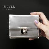 シルバー | ミニ財布 三つ折り財布 ミニサイフ | DEVICE