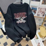 ブラック | オーバーサイズ アメリカンヴィンテージストリート スウェット | DEVICE