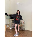 タイガー スカル 髑髏 プリントダメージ加工 ピグメント Tシャツ 半袖 | DEVICE | 詳細画像9
