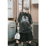 タイガー スカル 髑髏 プリントダメージ加工 ピグメント Tシャツ 半袖 | DEVICE | 詳細画像47