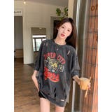 タイガー スカル 髑髏 プリントダメージ加工 ピグメント Tシャツ 半袖 | DEVICE | 詳細画像16
