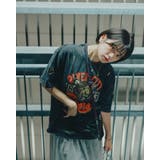 タイガー スカル 髑髏 プリントダメージ加工 ピグメント Tシャツ 半袖 | DEVICE | 詳細画像39